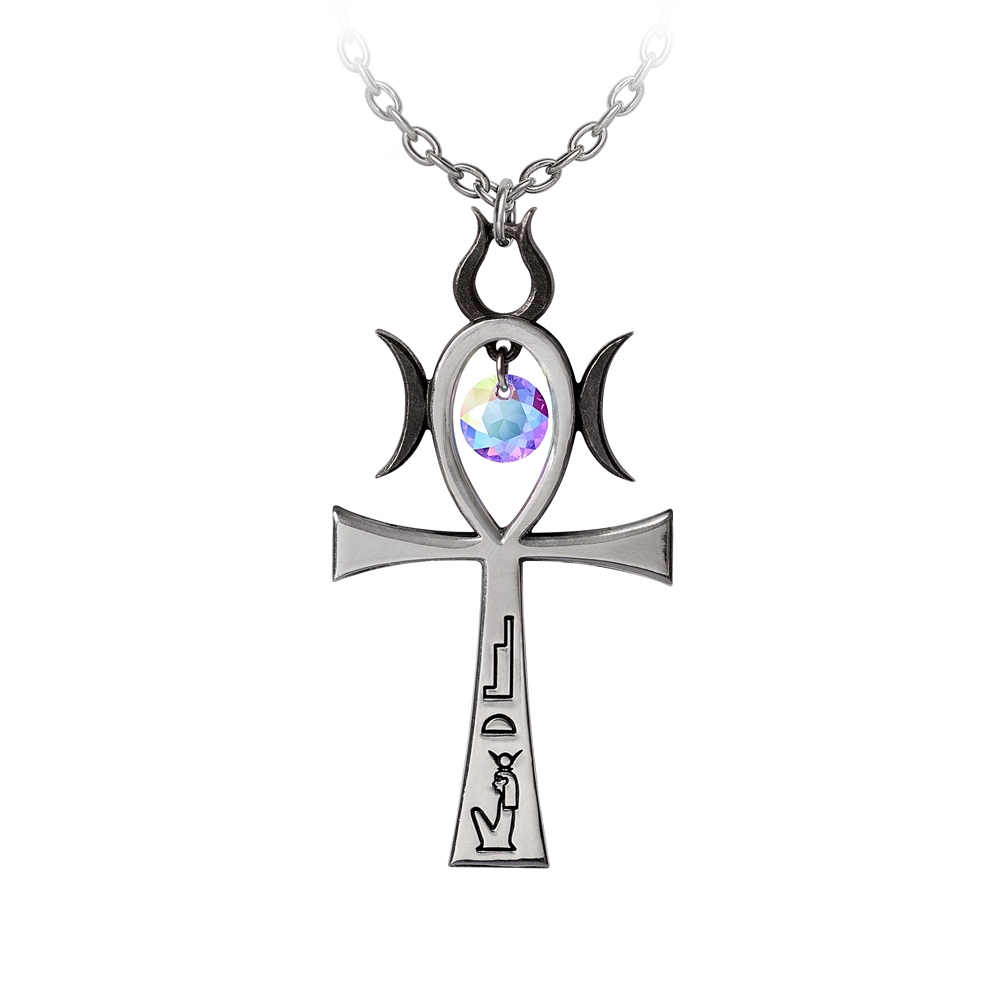 Alchemy - Witch Ankh (of Menouthis) Ketting - Zilverkleurig